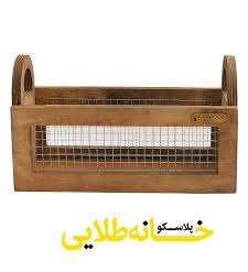 باکس چوبی توری دار ارگانایزر آشپزخانه