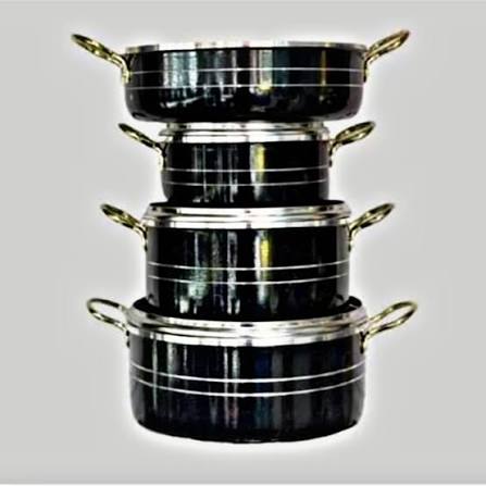سرویس قابلمه طرح چدن گرانیت 7 پارچه کیژان