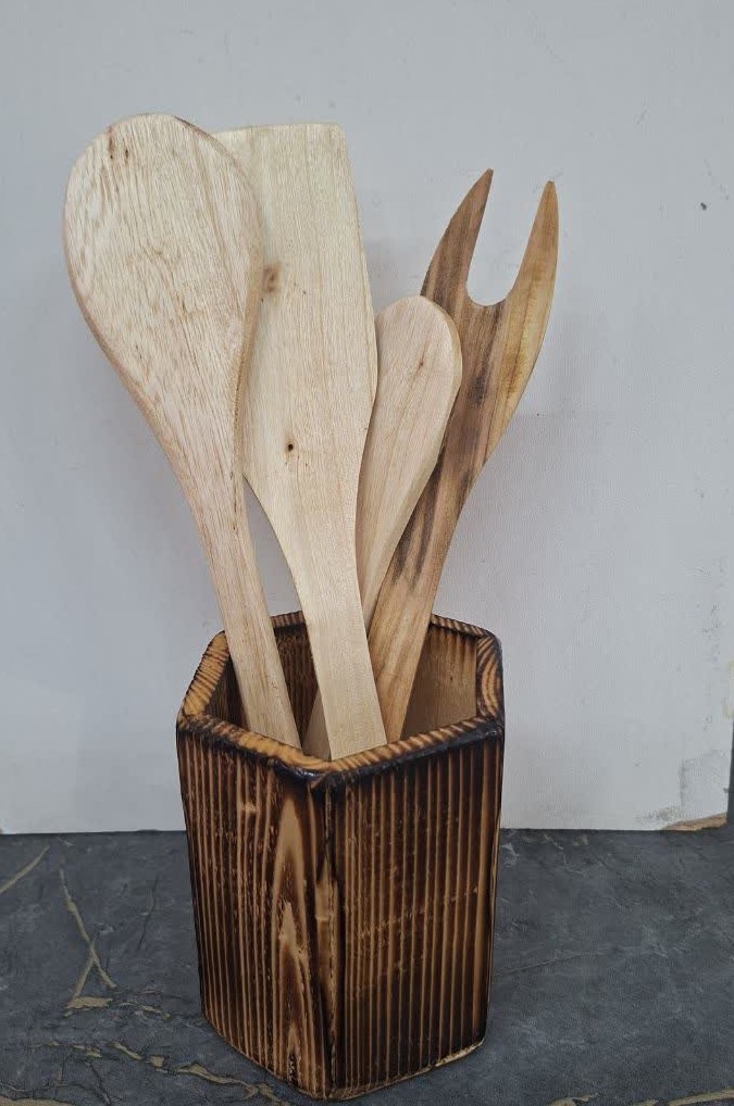 سرویس کفگیرملاقه چوبی وین